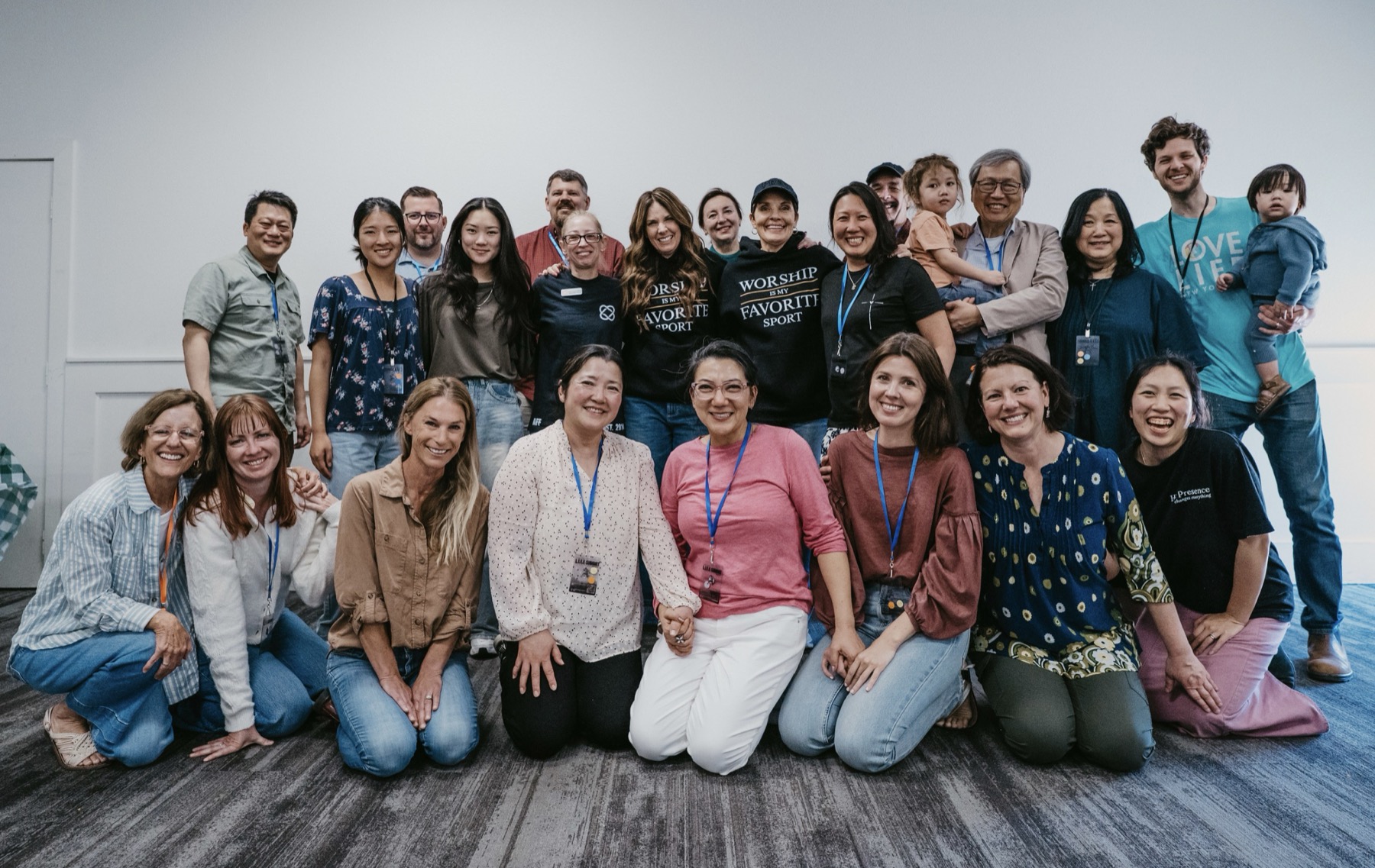 The Agape Freedom Fighters team and mission volunteers gathered for a group photo